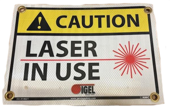 Picture of Sign / Caution Laser In Use