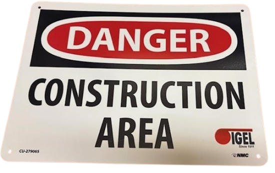 Picture of Sign / SS Danger Construction Area