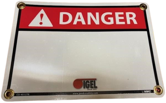 Picture of Sign / DS Reflective Danger Eng/Spa