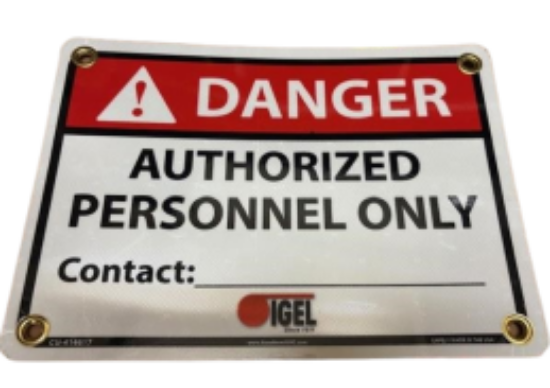 Picture of Sign / Reflect Authorized Personnel