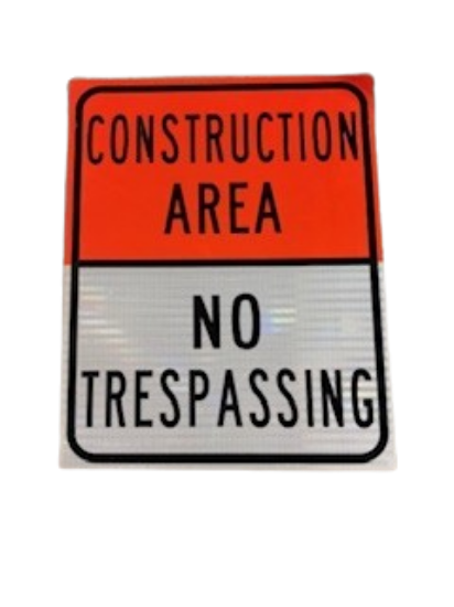 Picture of Sign / Construction Area No Tres.