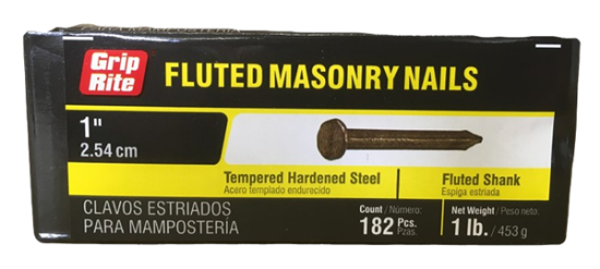 Picture of Nails / 1" Fluted Masonary / 50 lb 